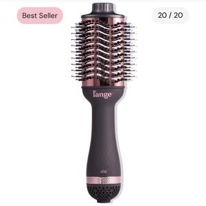 Lange Black and Pink Hair Styling Brush